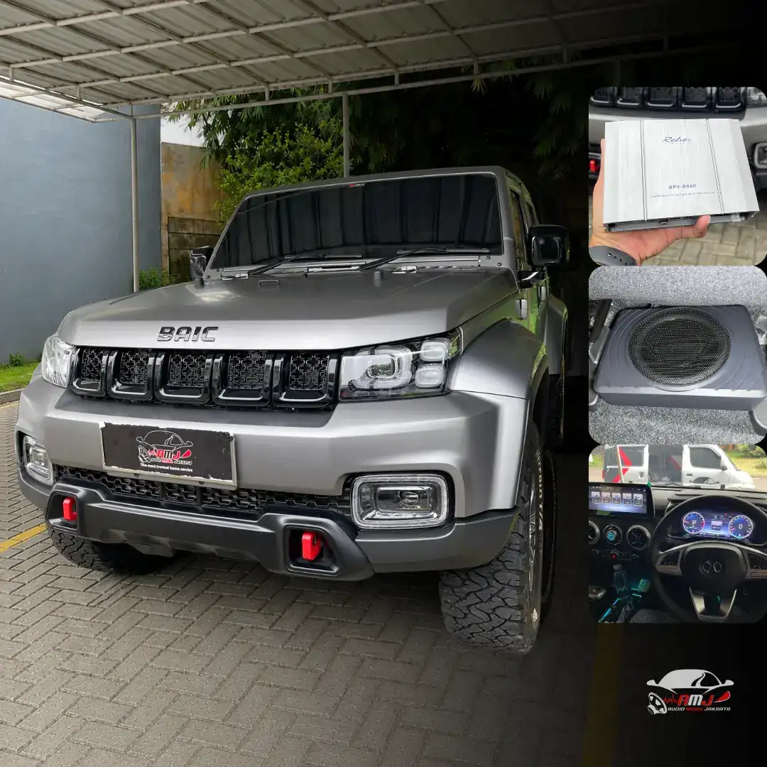 Pemasangan Upgrade Audio di BAIC BJ40P