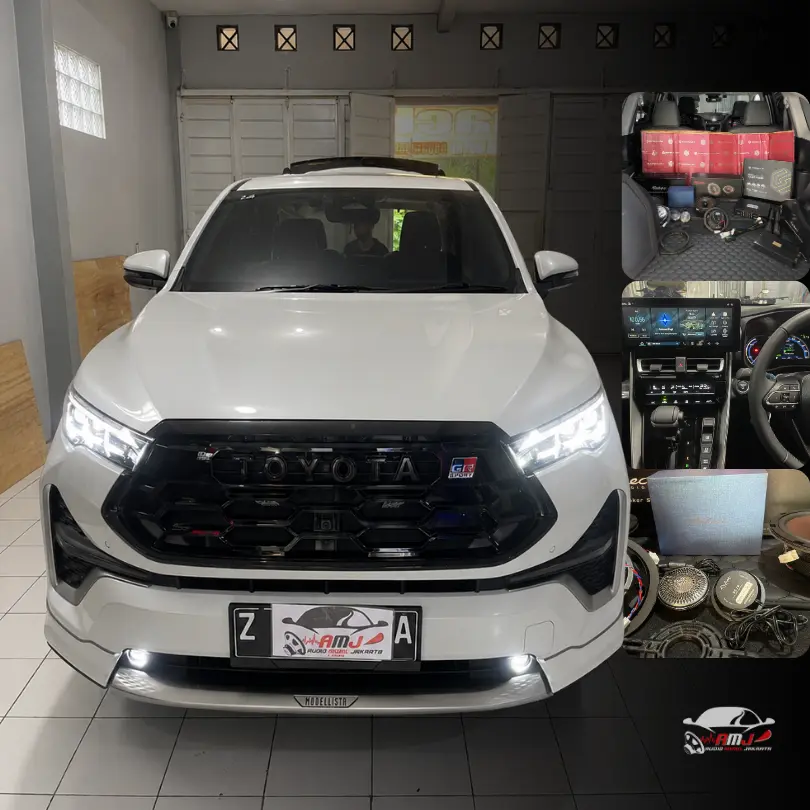 Pemasangan Audio + Peredam di Toyota Zenic Q improvment HEV