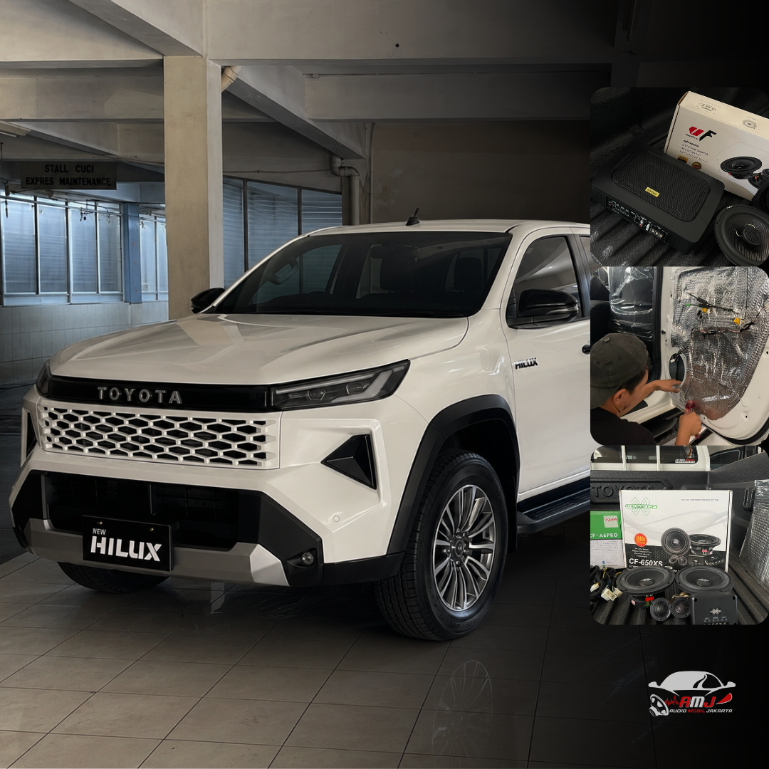 Pemasangan Upgrade Audio di Toyota Hilux Trevo