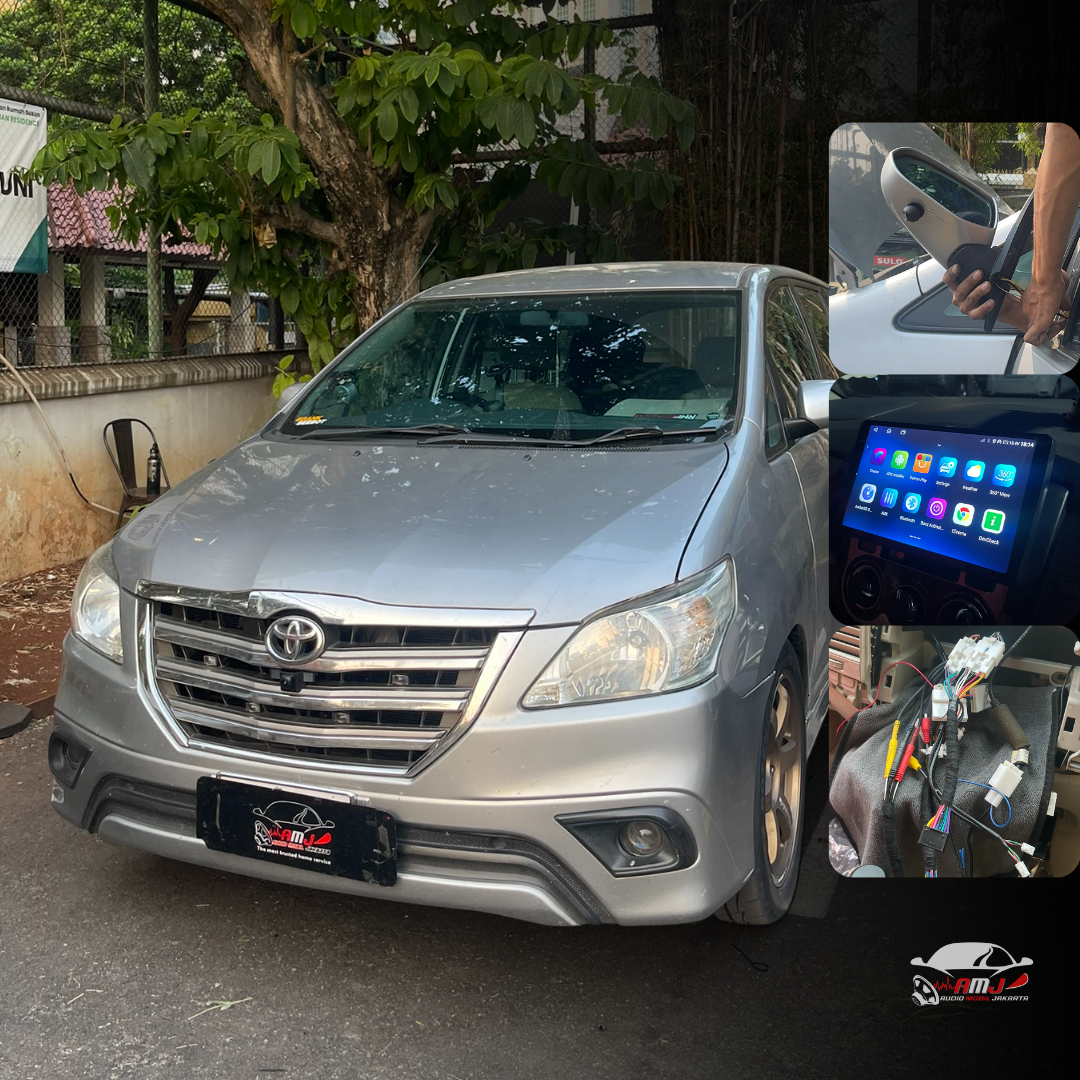 Pemasangan Head Unit + Kamera 360 di Toyota Grand New Kijang Inova