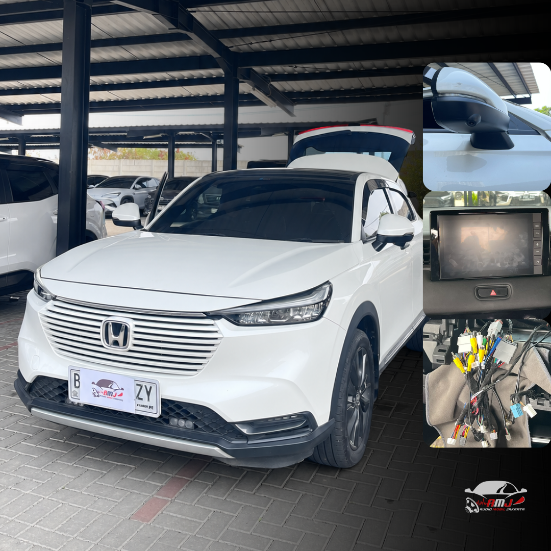 Pemasangan Head Unit + Kamera 360 di Honda HR-V SE