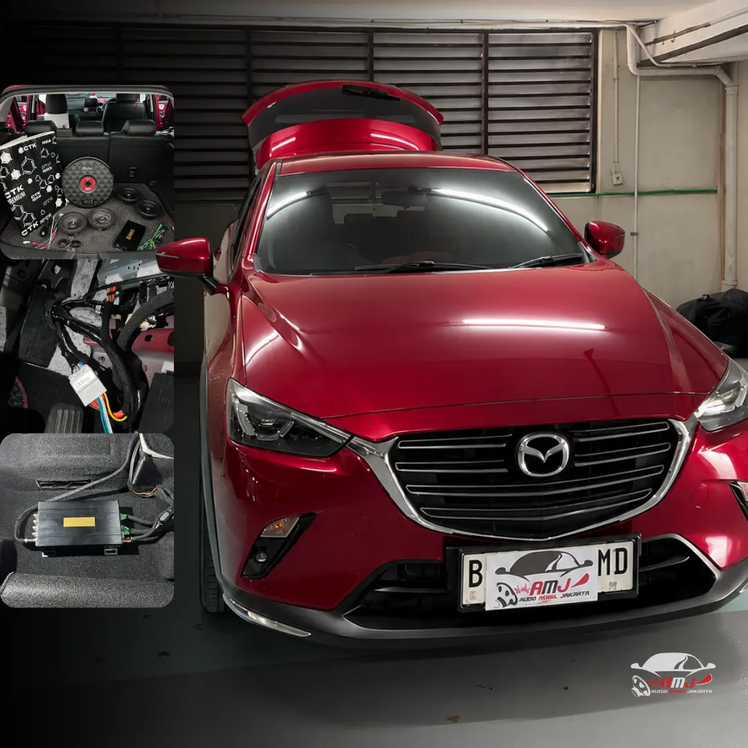 Pemasangan Audio 3D + Peredam di Mazda CX 3