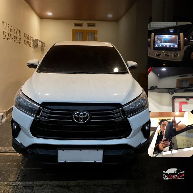 Pemasangan Head Unit + Kamera 360 di Toyota Kijang Inova Reborn G