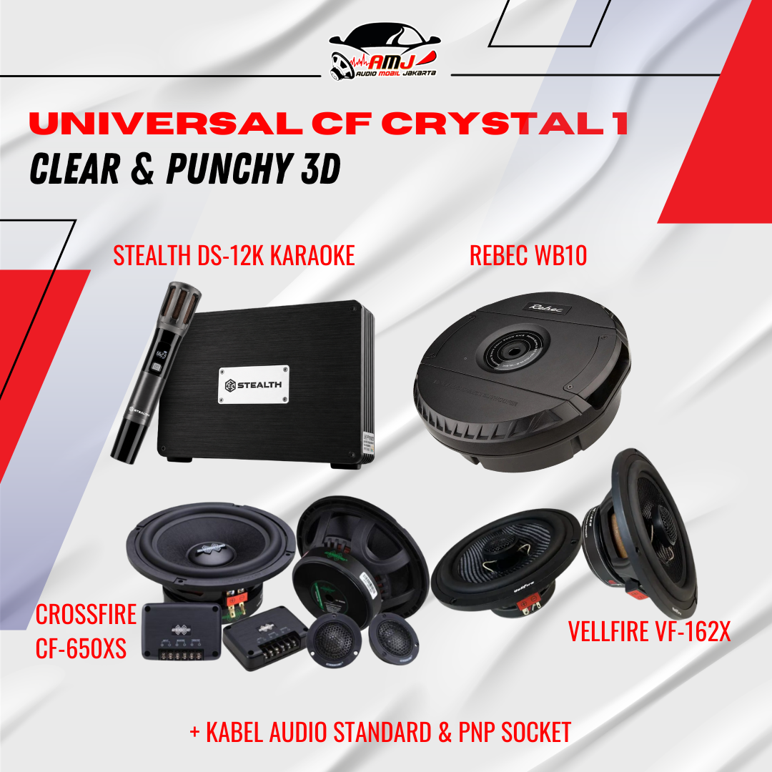 Universal CF Crystal 1 - Clear & Punchy 3D (Ban Serep WB10)
