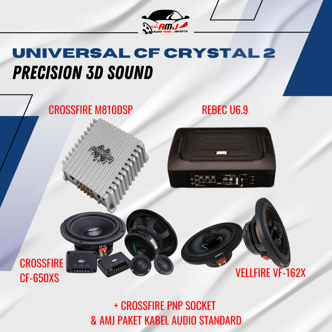 Universal CF Crystal 2 - Precision 3D Sound (Underseat U6.9)
