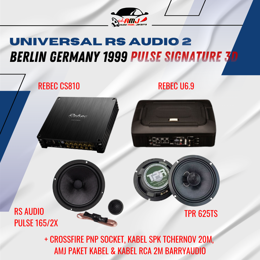 Universal RS Audio 2 Berlin Germany 1999 - Pulse Signature 3D (Underseat U6.9)
