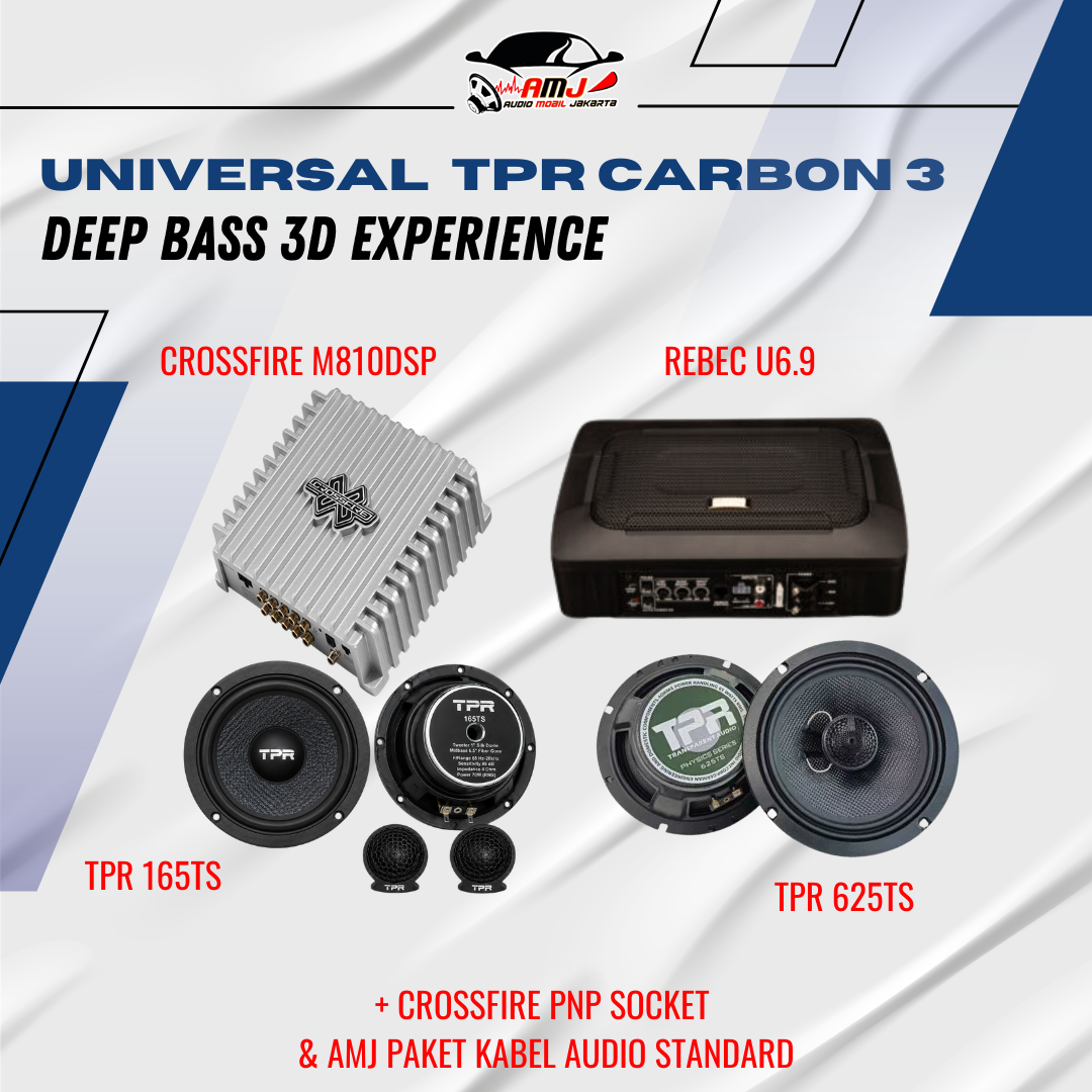 Universal TPR Carbon 3 - Deep Bass 3D Experience (Underseat U6.9)