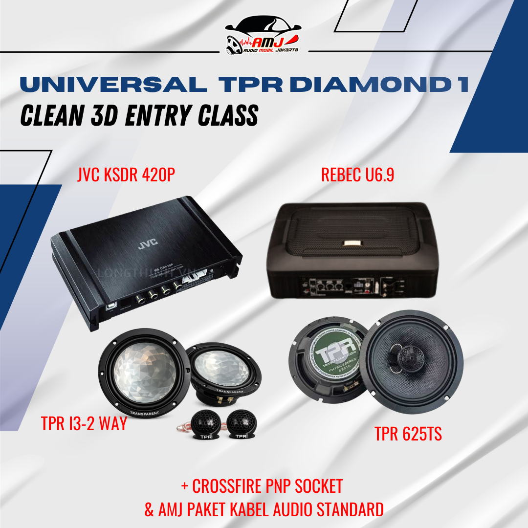 Universal TPR Diamond 1 - Clean 3D Entry Class (Underseat U6.9)