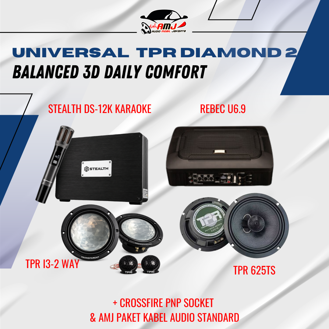 Universal TPR Diamond 2 - Balanced 3D Daily Comfort (Underseat U6.9)