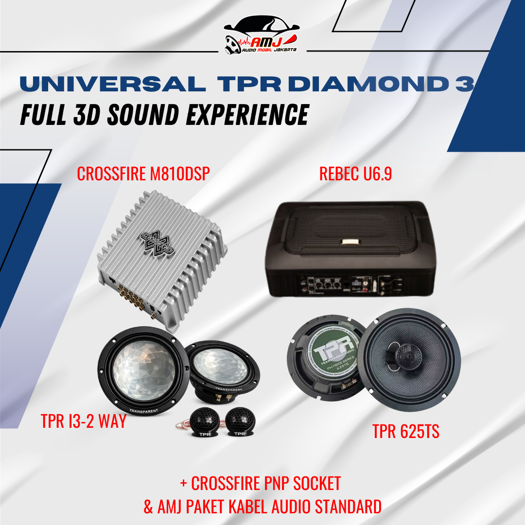 Universal TPR Diamond 3 - Full 3D Sound Experience (Underseat U6.9)