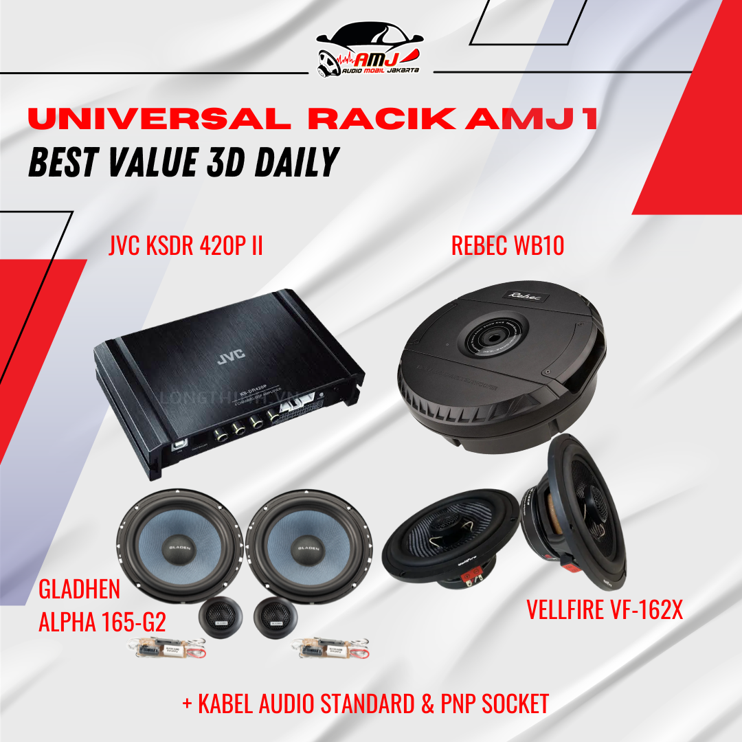 Universal Racik AMJ 1 - Best Value 3D Daily (Ban Serep WB10)