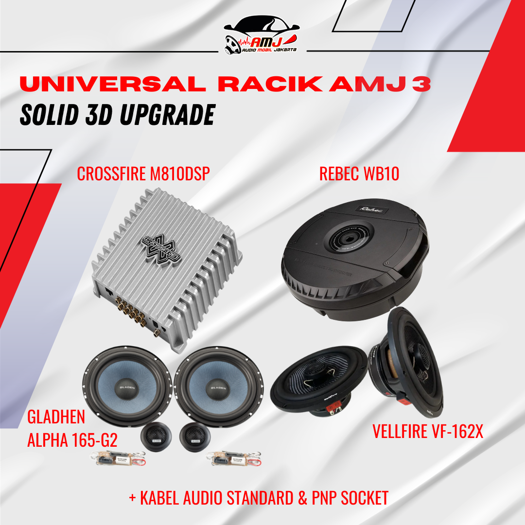 Universal Racik AMJ 3 - Solid 3D Upgrade (Ban Serep WB10)