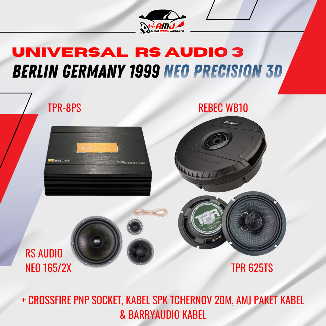 Universal RS Audio 3 Berlin Germany 1999 - Neo Precision 3D (Ban Serep WB10)