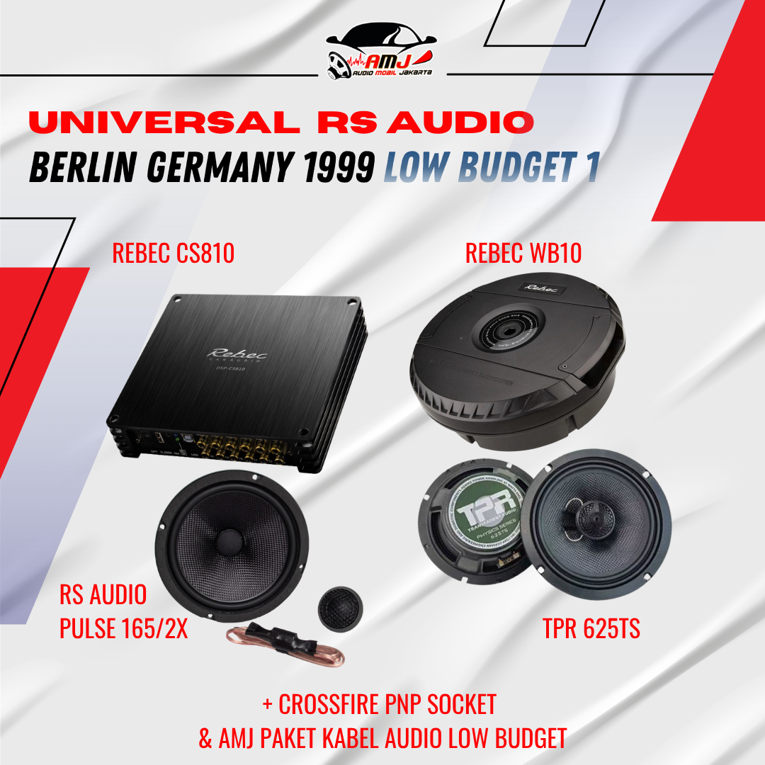 Universal RS Audio Low Budget 1 Berlin Germany 1999 (Ban Serep WB10)