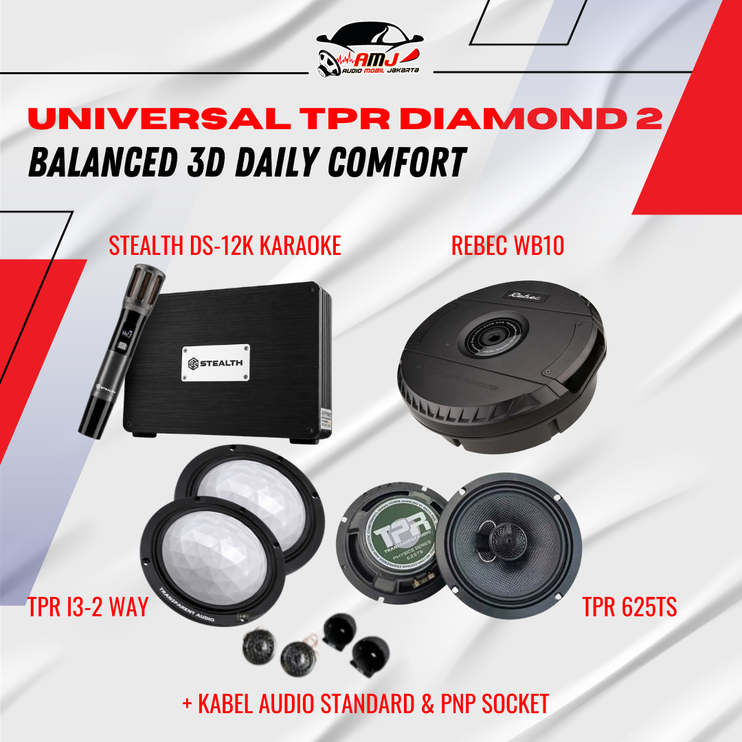 Universal TPR Diamond 2 - Balanced 3D Daily Comfort (Ban Serep WB10)