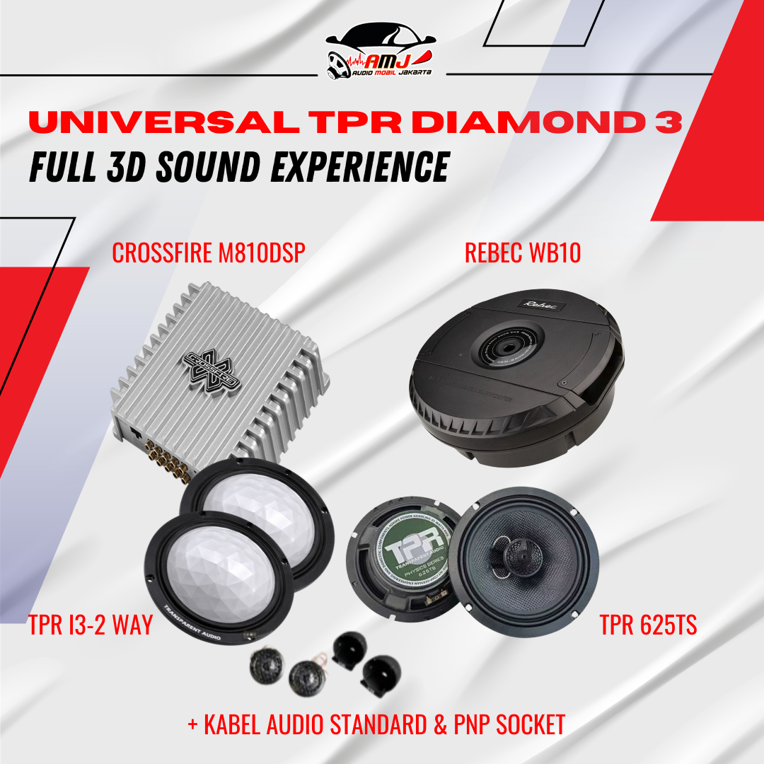 Universal TPR Diamond 3 - Full 3D Sound Experience (Ban Serep WB10)